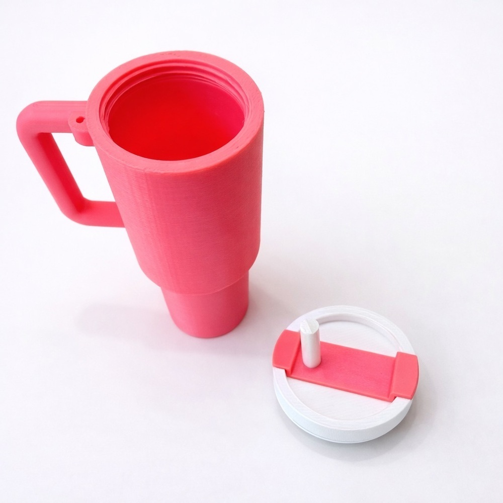 3D Printed Mini Tumbler Chapstick Holder Cute Lip Balm Holder Cup Stanley - Picture 3 of 3